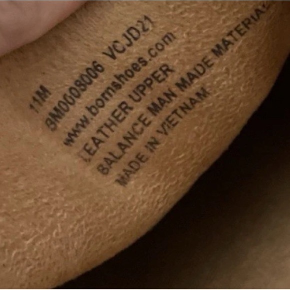 BORN Brompton Brown Leather Loafers Mens Size 11 - Picture 6 of 7